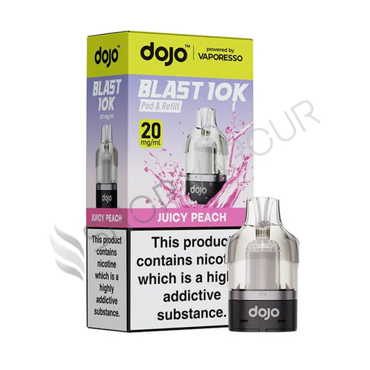 Juicy Peach Dojo Blast 10K Prefilled Pod & Refill by Vaporesso