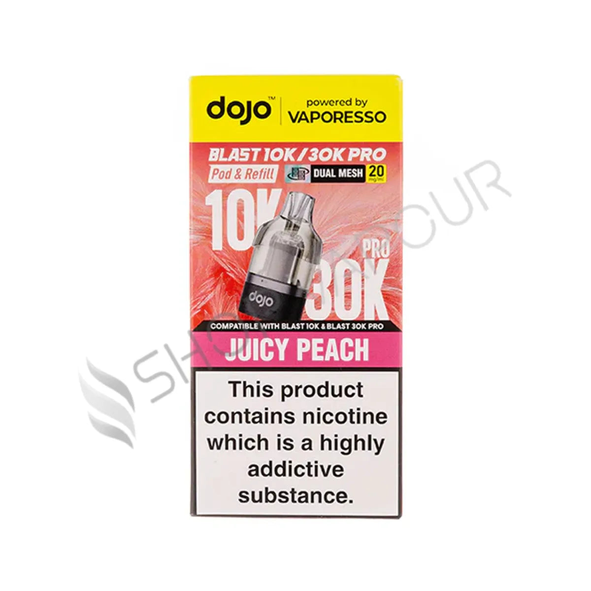 Juicy Peach Dojo Blast 30K Pro Prefilled Pod & Refill by Vaporesso