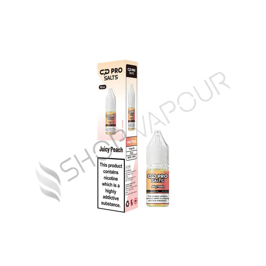 Juicy Peach Nic Salt E-Liquid by Crystal Pro CP
