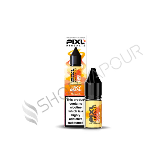 Juicy Peach Nic Salt E-Liquid by Pixl