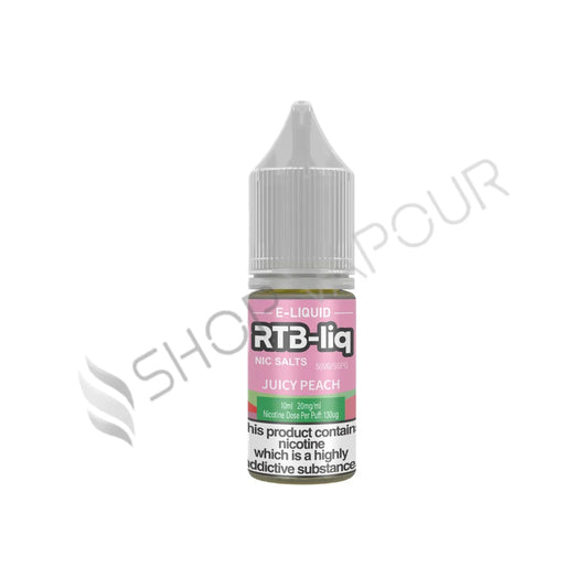 Juicy Peach Nic Salt E-Liquid by RTB-Liq