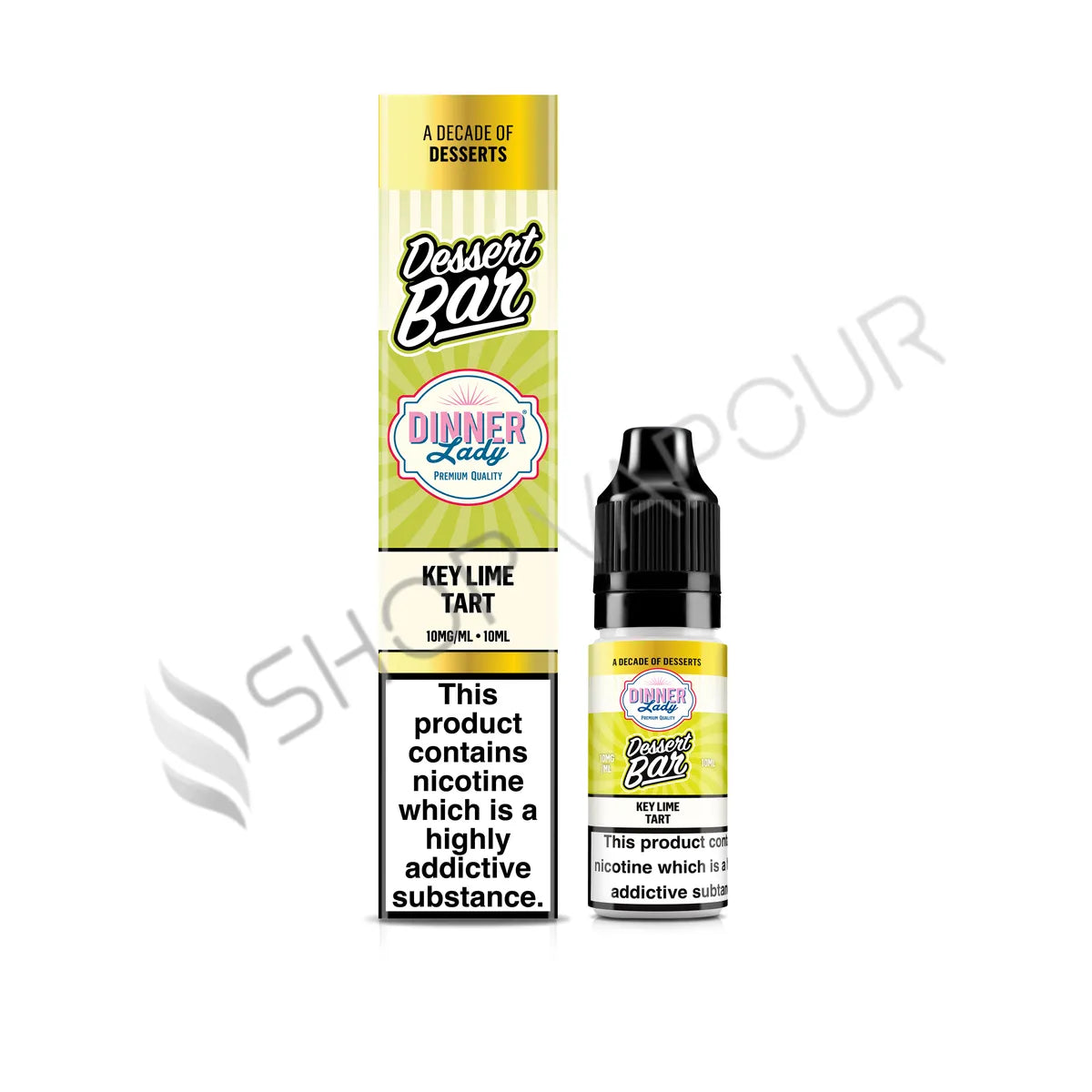 Key Lime Tart Nic Salt E-Liquid by Dinner Lady Dessert Bar Salts