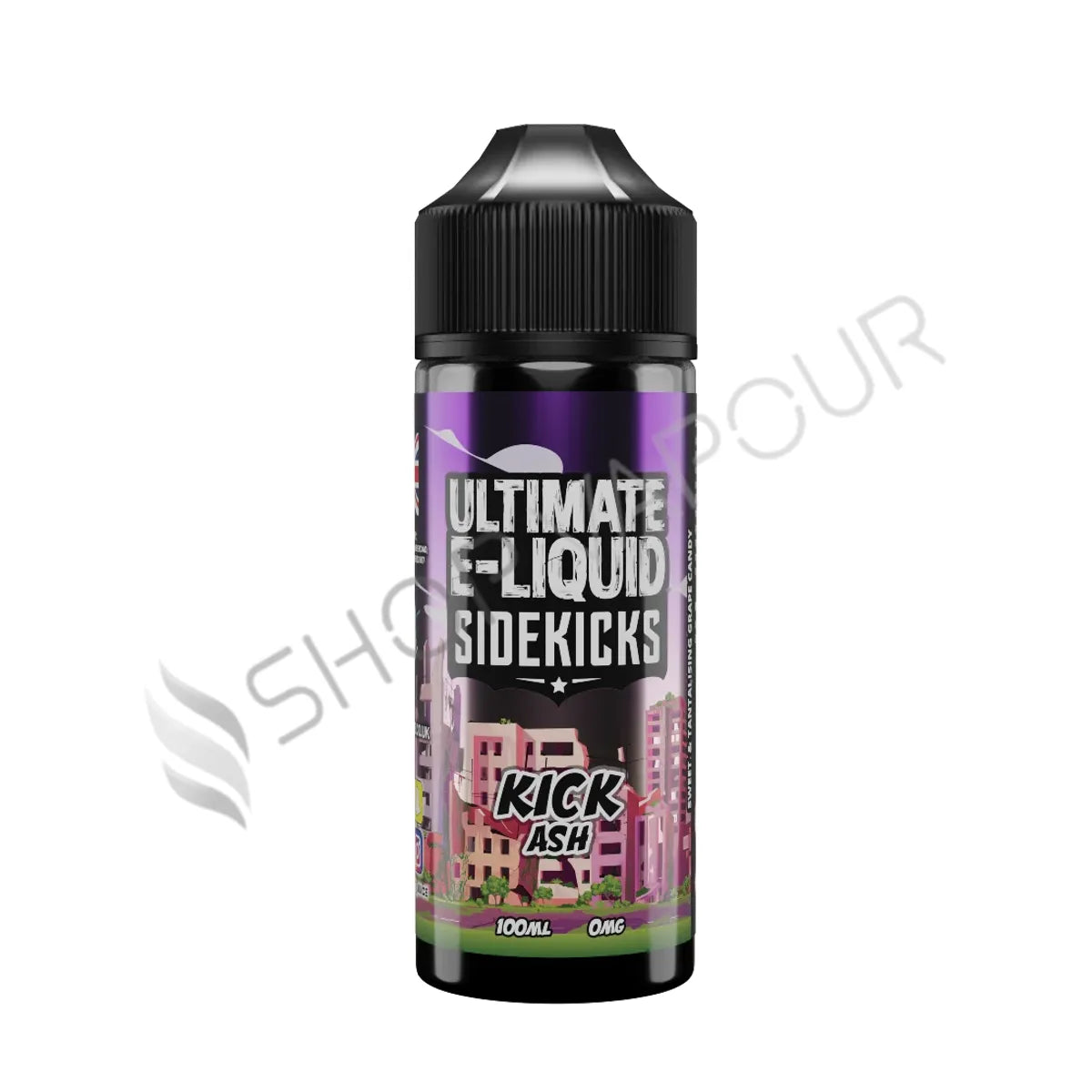 Kick Ash 100ml Shortfill E-liquid by Ultimate Juice Sidekicks