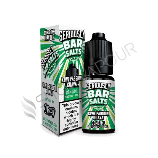 Kiwi Passion Guava Nic Salt E-liquid by Seriously Bar Salt