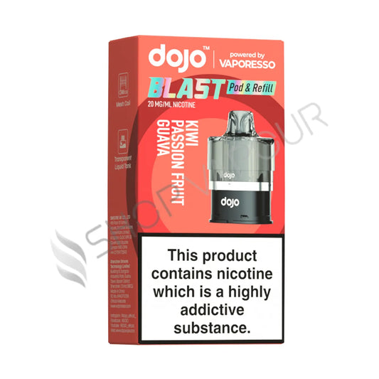 Kiwi Passionfruit Guava Dojo Blast 6000 Prefilled Pod & Refill by Vaporesso