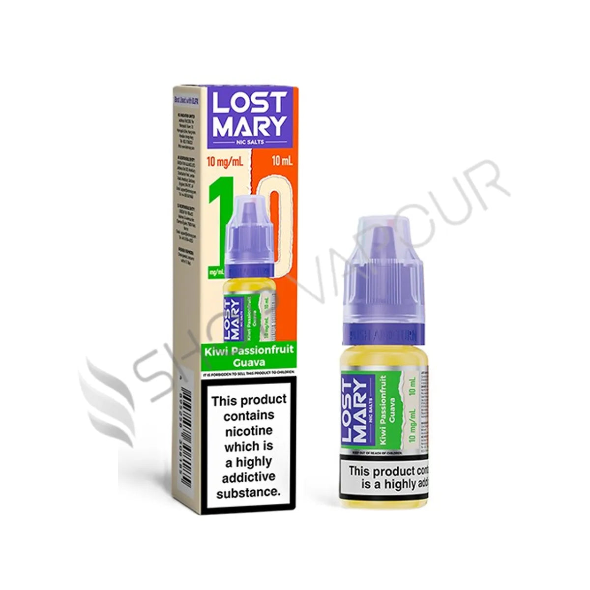 Kiwi Passionfruit Guava Nic Salt E-Liquid by Lost Mary