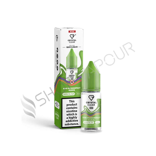 Kiwi Passionfruit Guava Bar Salts Nic Salt by Crystal Clear