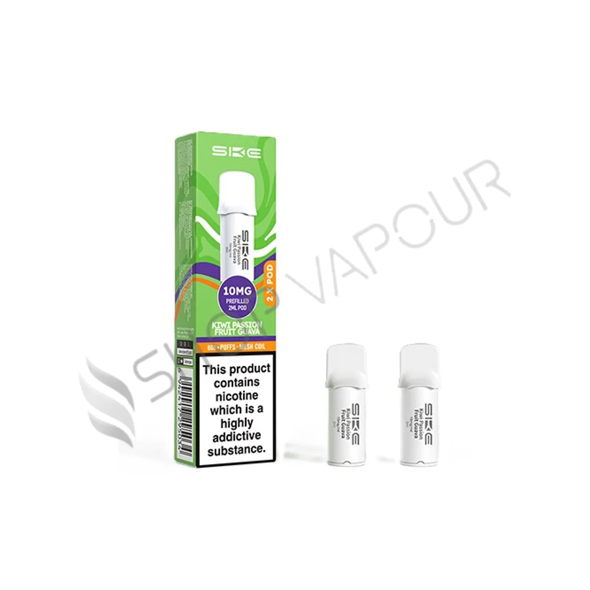 Kiwi Passionfruit Guava Crystal 600 Pro Prefilled Pods by SKE