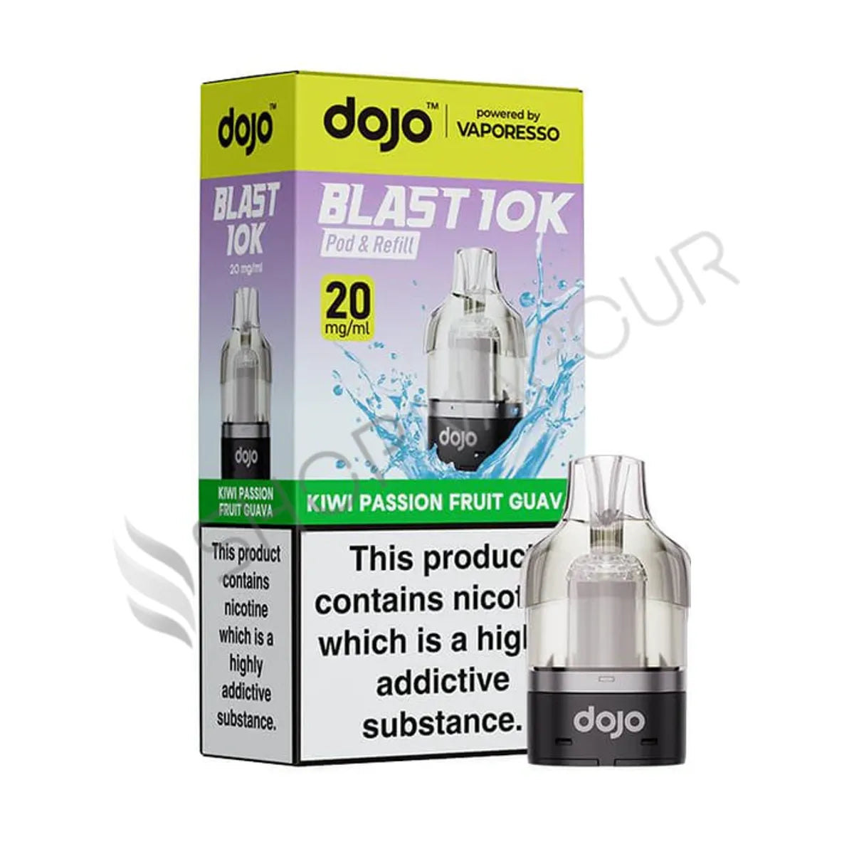 Kiwi Passionfruit Guava Dojo Blast 10K Prefilled Pod & Refill by Vaporesso