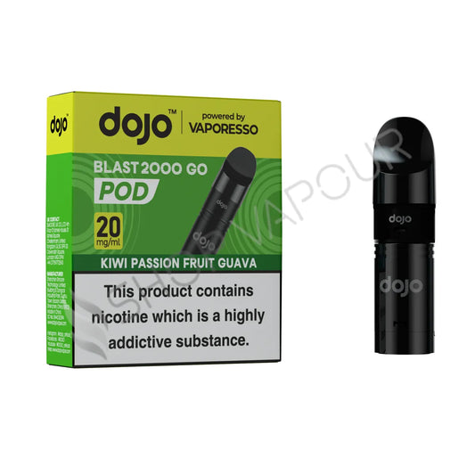 Kiwi Passionfruit Guava Dojo Blast 2000 Go Prefilled Pod & Refill by Vaporesso