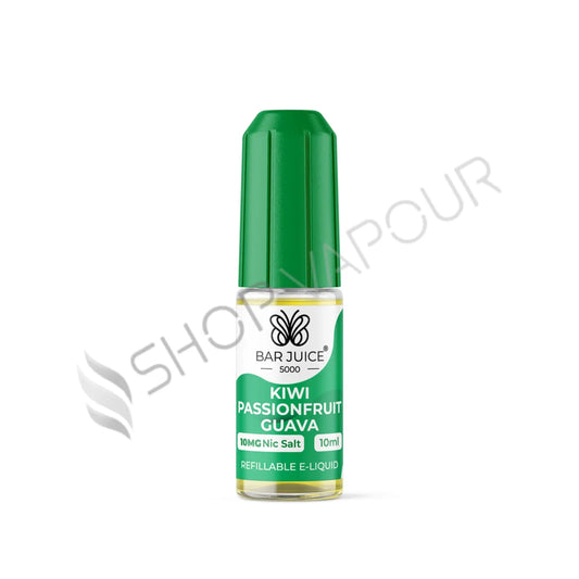 Kiwi Passionfruit Guava Nic Salt E-Liquid by Bar Juice 5000