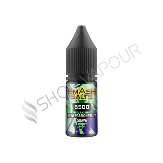 Kiwi Passionfruit Guava Nic Salt E-Liquid by Smash Salts 6500