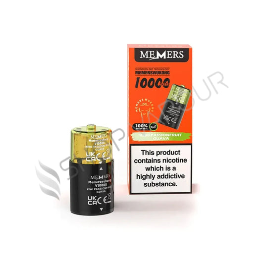 Kiwi Passionfruit Guava Wukong V10000 Prefilled Pod & Refill by Memers