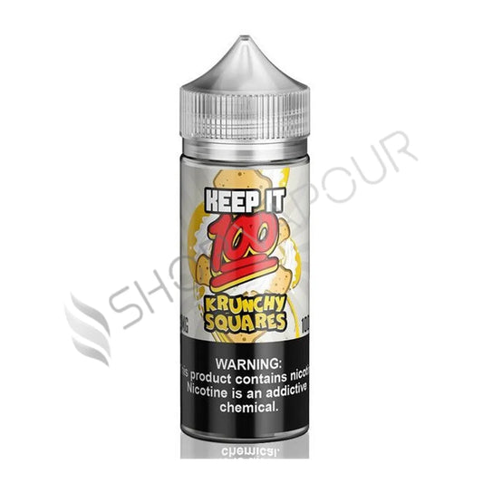 Krunchy Squares 100ml Shortfill E-Liquid by Keep It 100
