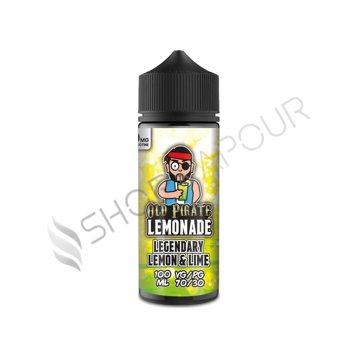 Legendary Lemon & Lime 100ml Shortfill E-Liquid by Old Pirate Lemonade