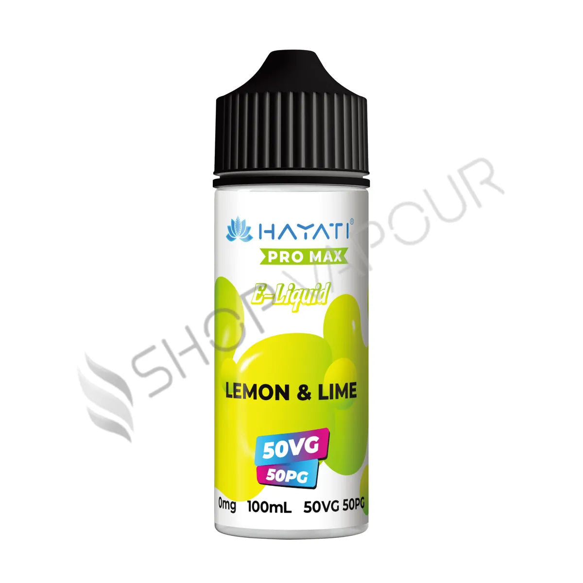 Lemon & Lime 100ml Shortfill E-Liquid by Hayati Pro Max