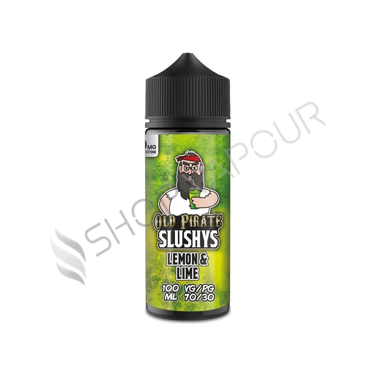 Lemon & Lime 100ml Shortfill E-Liquid by Old Pirate Slushys