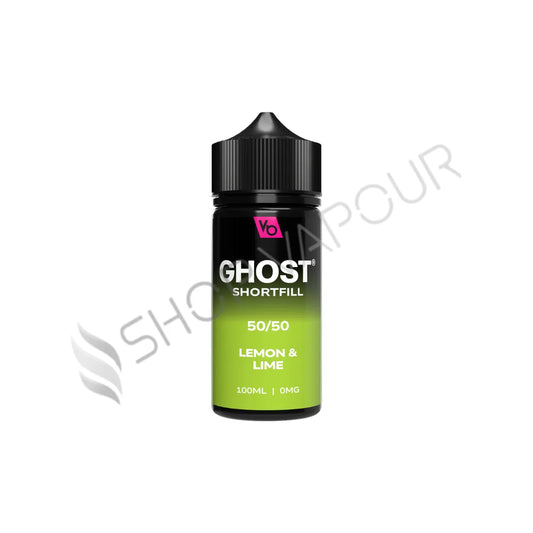 Lemon & Lime 100ml Shortfill E-Liquid by Vapes Bars Ghost