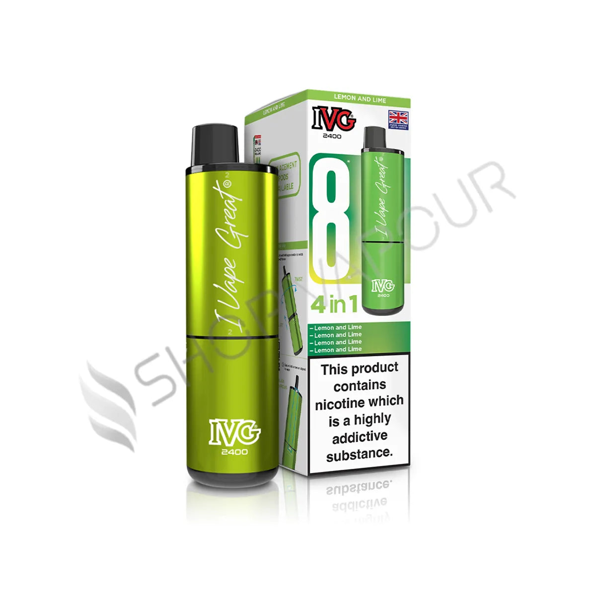 Lemon & Lime IVG 2400 Prefilled Pod Kit