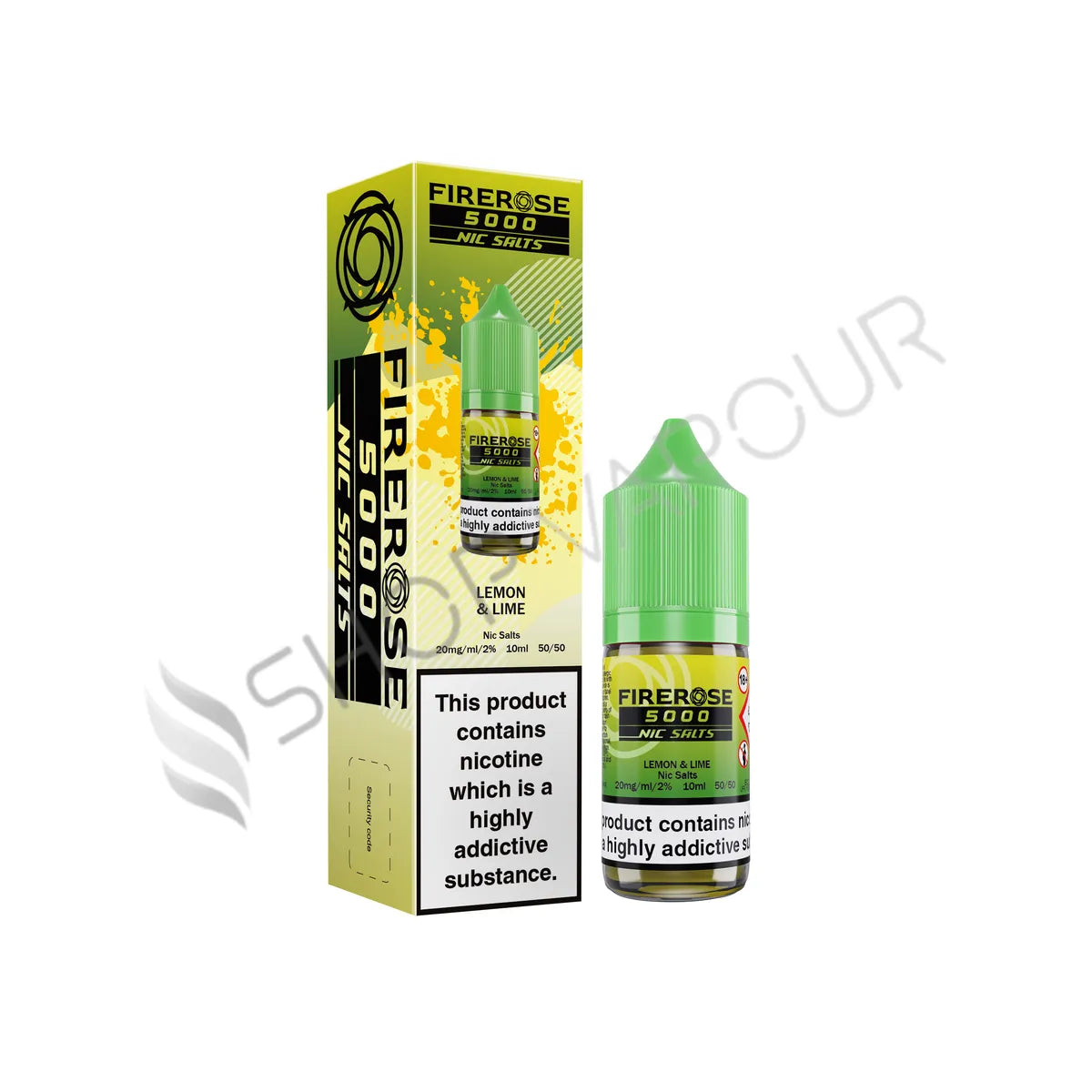 Lemon & Lime Nic Salt E-Liquid by Elux Firerose 5000
