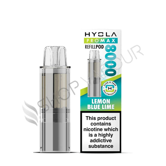 Lemon Blue Lime Pro Max 8000 Prefilled Pod & Refill by Hyola