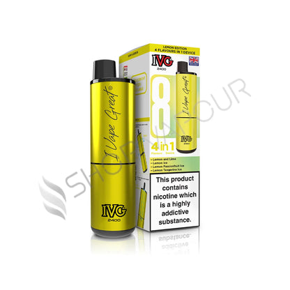 IVG 2400 4 in 1 Prefilled Pod Kit - Lemon Edition