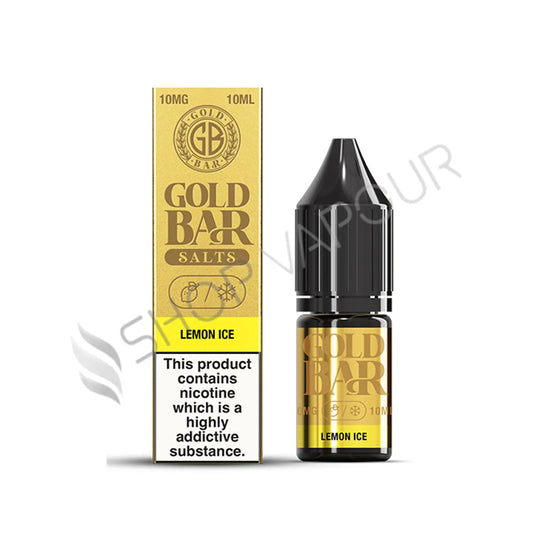 Lemon Ice Nic Salt E-Liquid by Gold Bar Salts