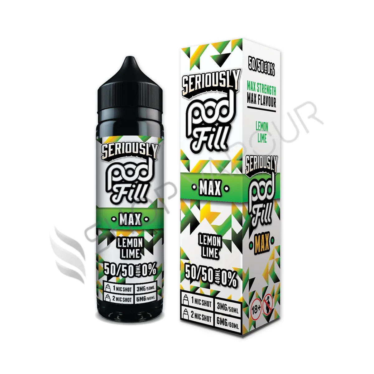 Lemon Lime 40ml Shortfill E-Liquid by Seriously Pod Fill Max