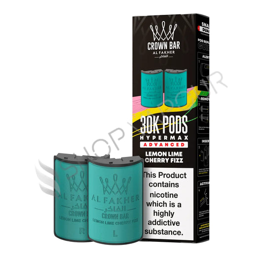 Lemon Lime Cherry Fizz 30K Hypermax Prefilled Pod & Refill by Al Fakher