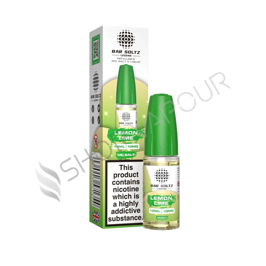 Lemon Lime Nic Salt E-Liquid by Bar Soltz Legend