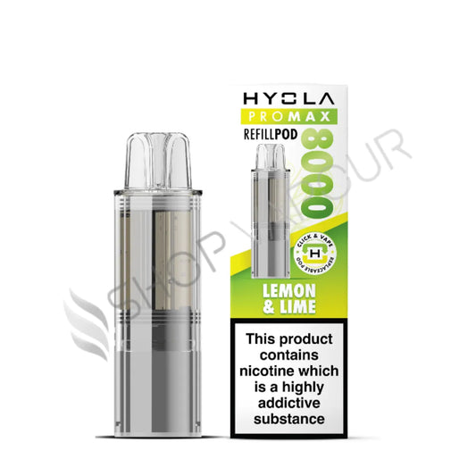 Lemon & Lime Pro Max 8000 Prefilled Pod & Refill by Hyola