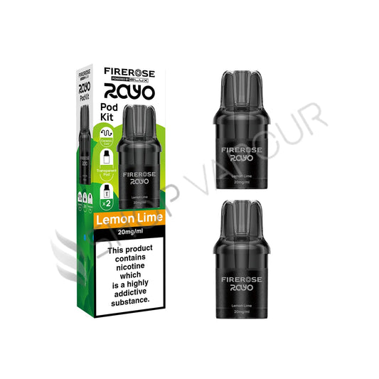Lemon Lime Rayo 600 Prefilled Pods by Firerose