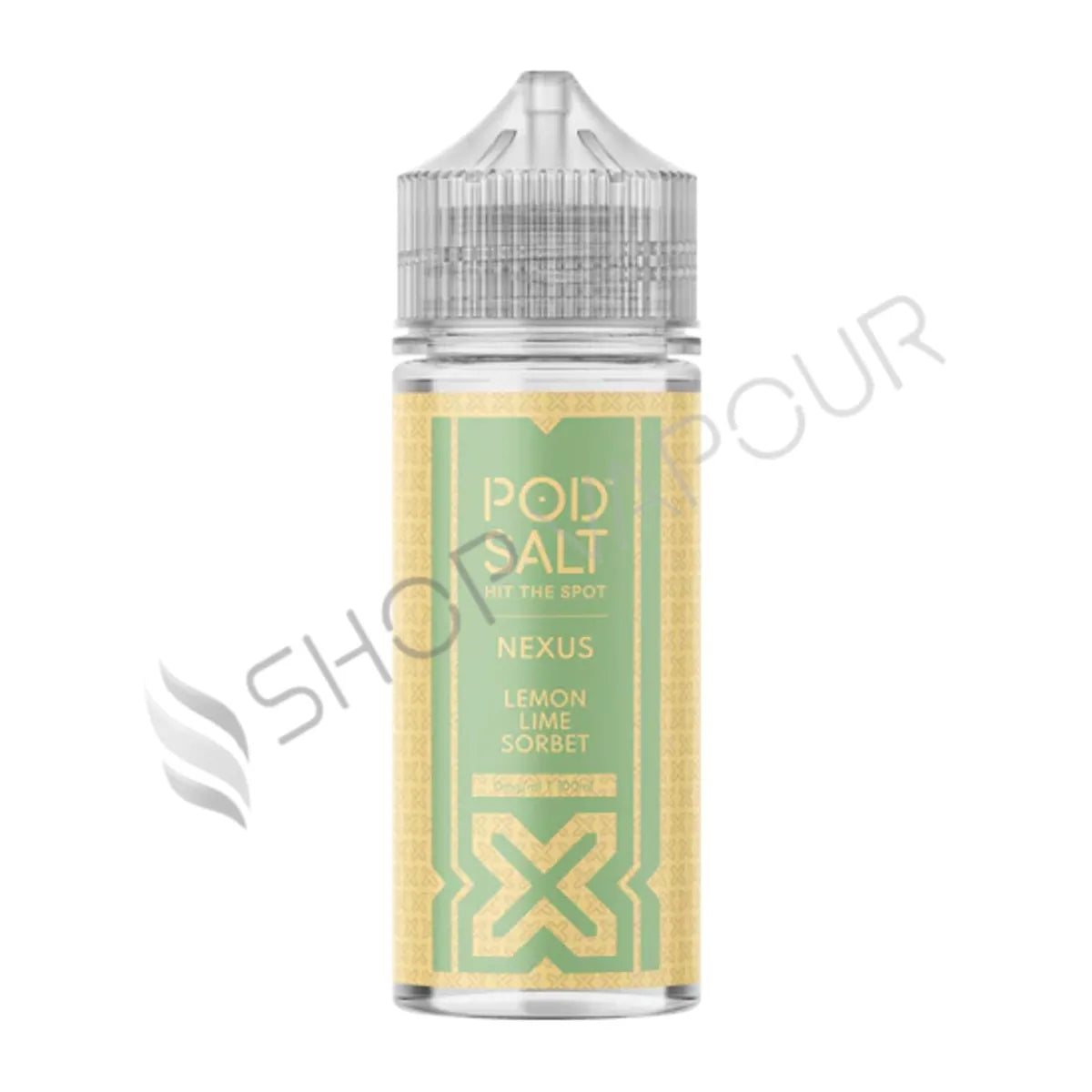 Lemon Lime Sorbet 100ml Shortfill E-Liquid by Pod Salt Nexus