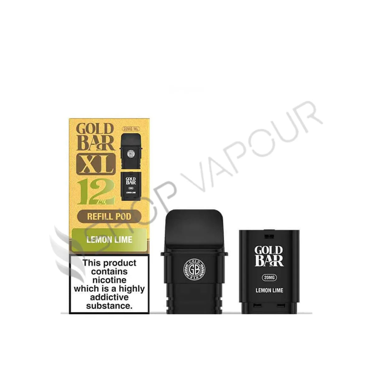 Lemon Lime XL Prefilled Pod & Refill by Gold Bar