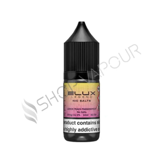Lemon Peach Passionfruit Nic Salt E-Liquid by Elux Legend