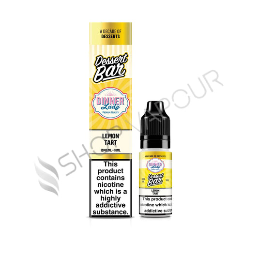 Lemon Tart Nic Salt E-Liquid by Dinner Lady Dessert Bar Salts