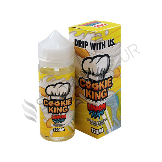 Lemon Wafer 100ml Shortfill E-Liquid by Cookie King