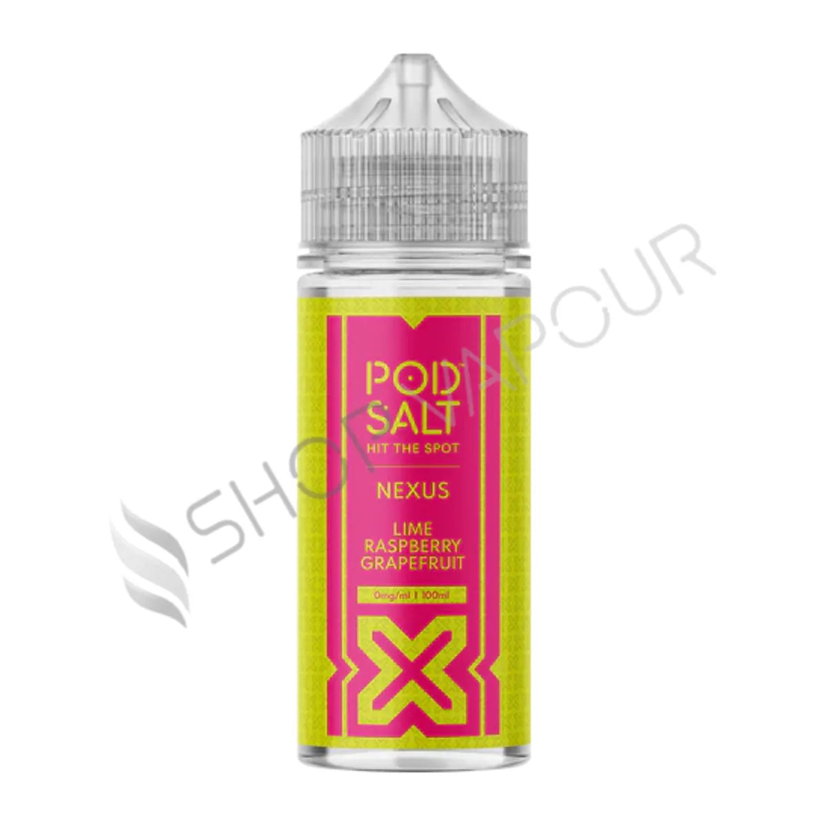Lime Raspberry Grapefruit (Citrus Mix) 100ml Shortfill E-Liquid by Pod Salt Nexus
