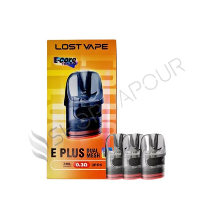 Lost Vape E Plus Replacement Pods - 0.3 Dual Mesh
