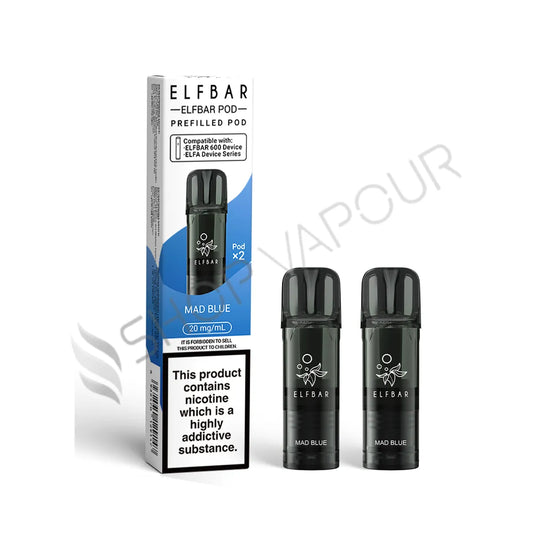 Mad Blue 600 Prefilled Pods by Elf Bar