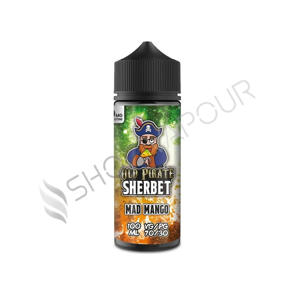 Mad Mango 100ml Shortfill E-Liquid by Old Pirate Sherbet