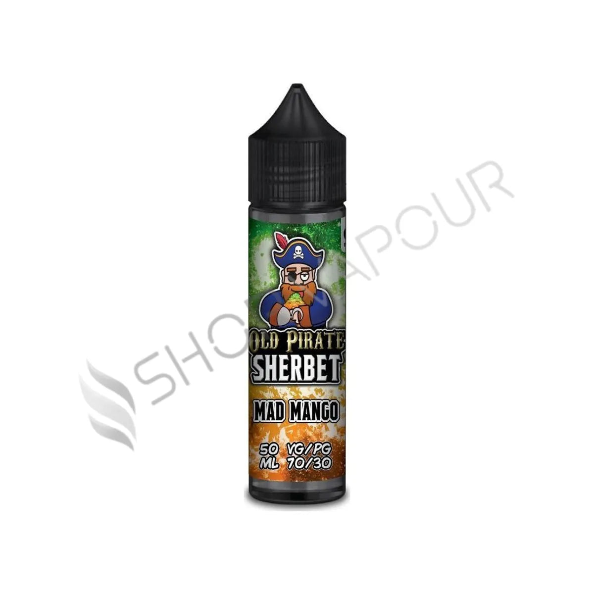 Mad Mango 50ml Shortfill E-Liquid by Old Pirate Sherbet