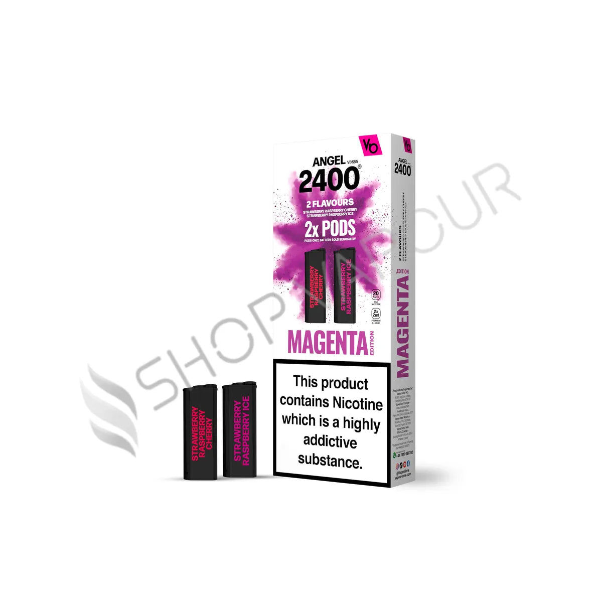 Magenta Edition Angel 2400 Prefilled Pods by Vapes Bars