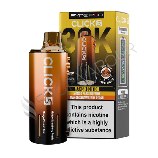 Mango Edition Click S 30K Prefilled Pod & Refill by Pyne Pod