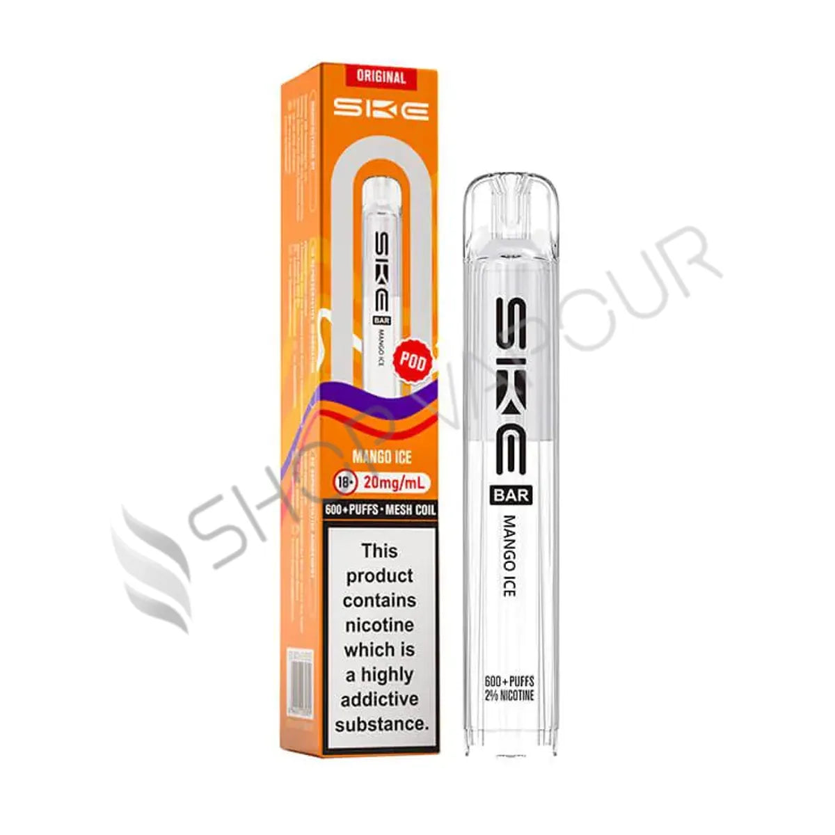 Mango Ice Crystal 600 Prefilled Pods by SKE