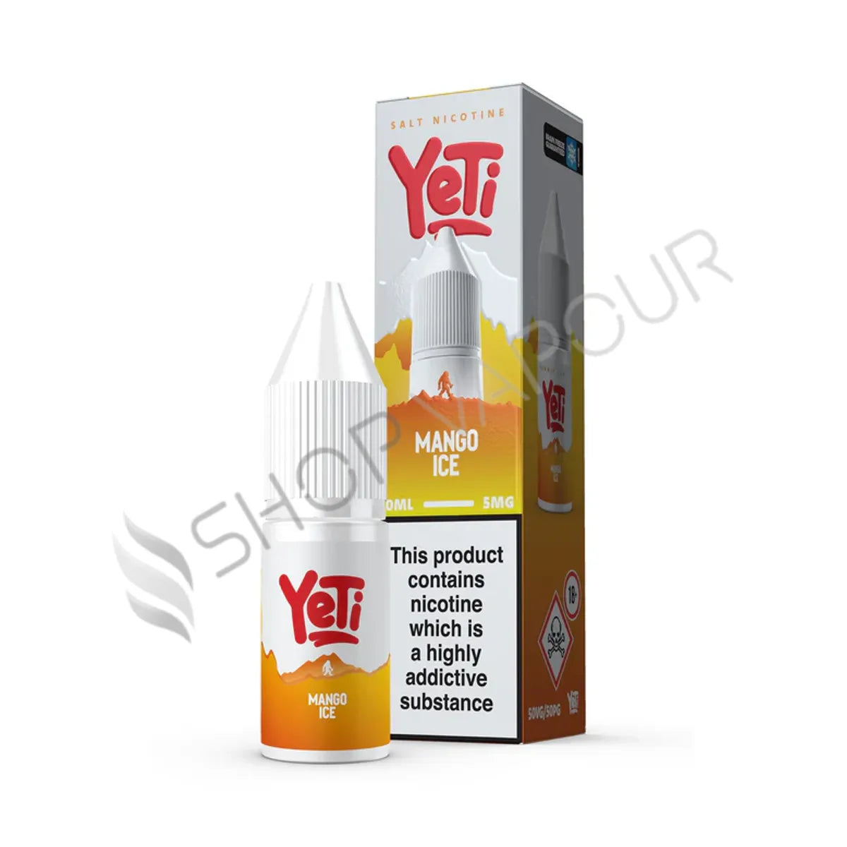 Orange Mango Ice Nic Salt E-Liquid by Yeti