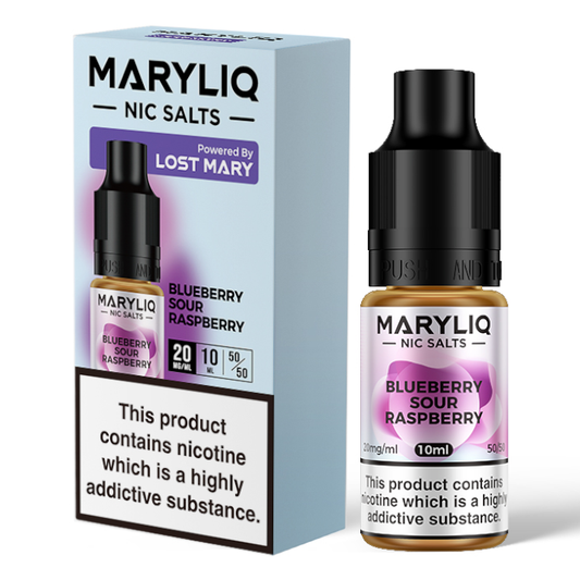 Lost Mary Maryliq Blueberry Sour Raspberry 10ml Nic Salt E-Liquid