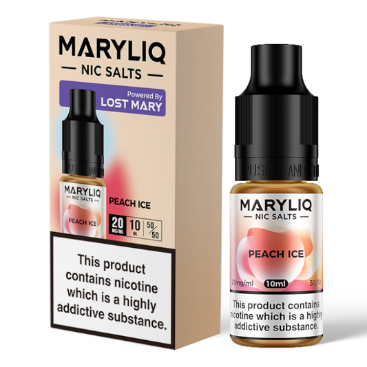 Lost Mary Maryliq Peach Ice 10ml Nic Salt E-Liquid