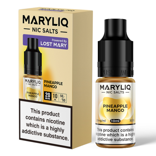 Lost Mary Maryliq Pineapple Mango 10ml Nic Salt E-Liquid