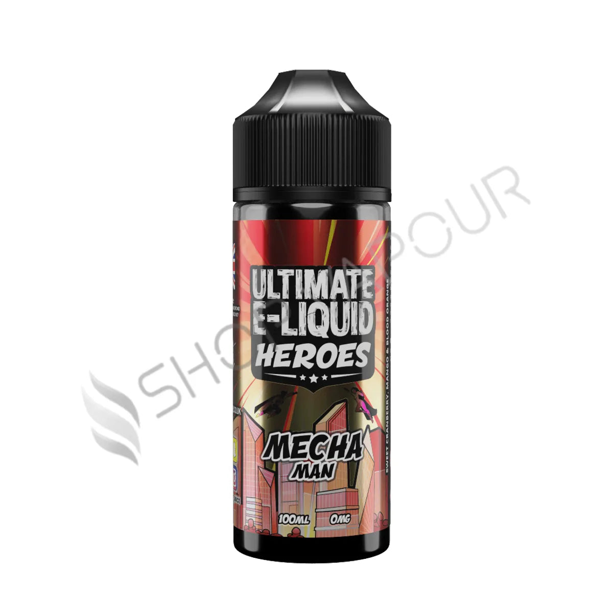 Mecha Man 100ml Shortfill E-liquid by Ultimate Juice Heroes